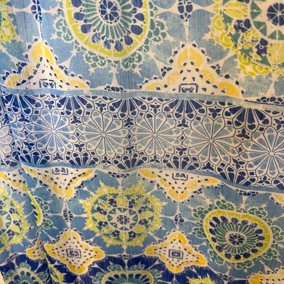 Nurture, Sleeveless Maxi Summer Dress, Gather waist, Blue, L - Picture 5 of 9